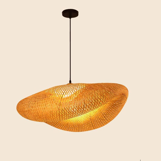 Lampara decorativa bamboo en forma de guante