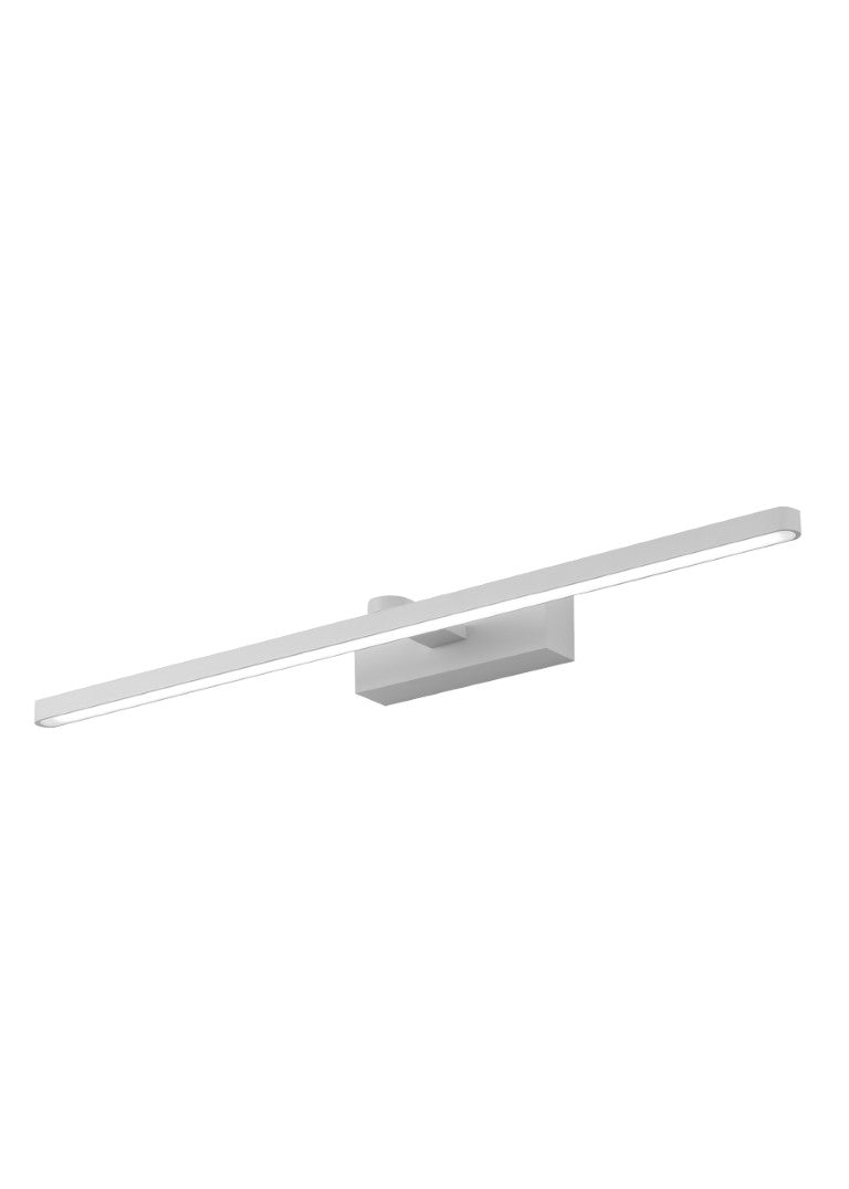 Aplique espejo blanco