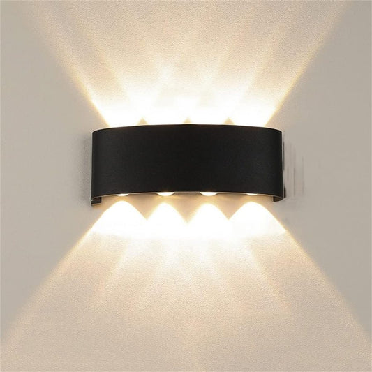 Aplique de pared con 4 bombillas a doble luz